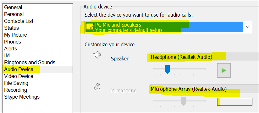 skype for business mac no microphone