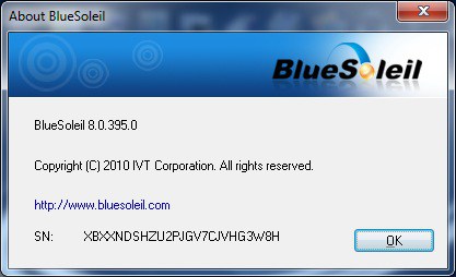 bluesoleil serial number